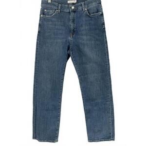 Peter Millar Womens Size 30 Regular Indigo Straight Leg Williamson Crop Jeans